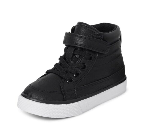 Toddler Boys Hi Top Sneakers - Black