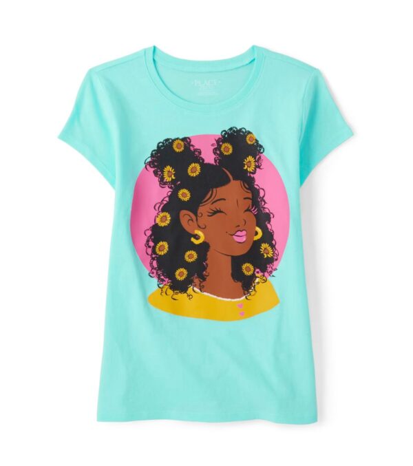 Girls Girl Graphic Tee - Azureus